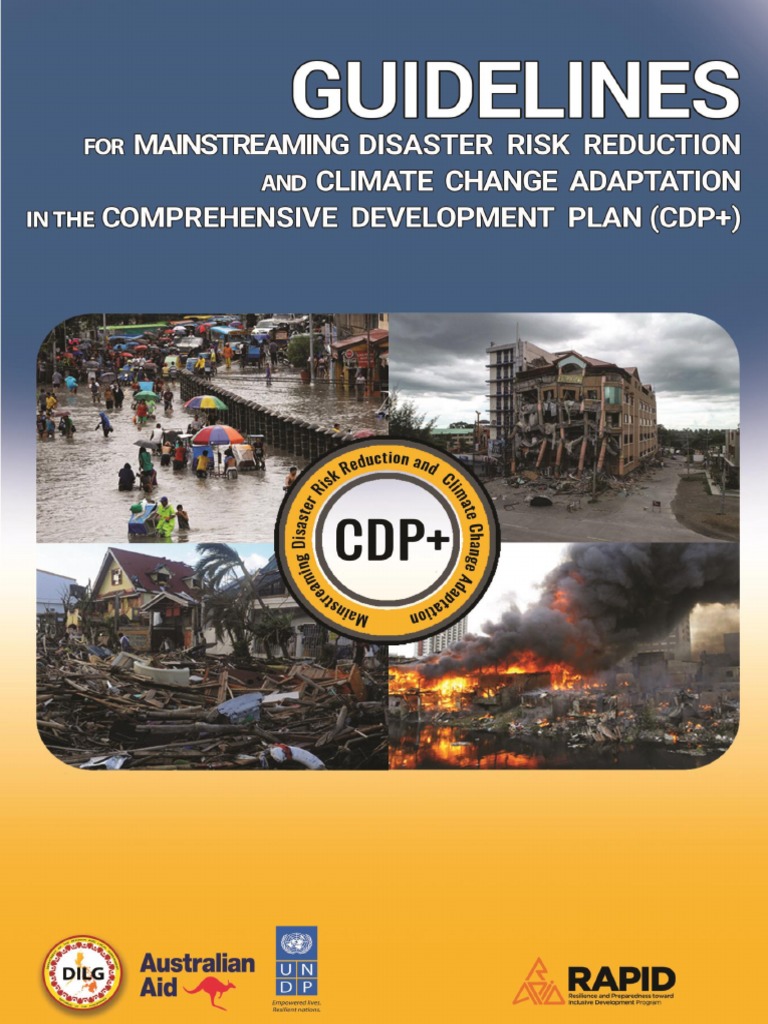 Cdp Guidelines Pdf Disaster Risk Reduction Climate Resilience