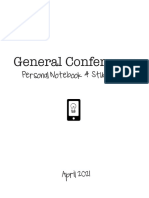 General Conference: Personal Notebook Study Guide