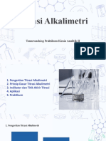 Titrasi Alkalimetri untuk Menentukan Kadar Asam