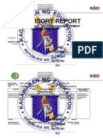 Supervisory Report: Batang Antipulen Yo, Dangal NG Bayan Ko