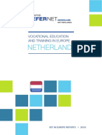 Vocational Education Training Europe Netherlands 2018 Cedefop ReferNet
