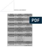 Susunan Acara Webinar