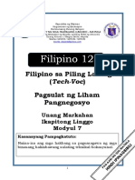 Filipino 12 q1 Mod7 Tech Voc