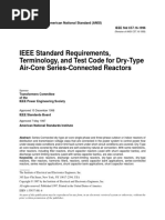 IEEE Standard Requirements, Terminology, and Test Code For Dry-Type Air-Core Series-Connected Reactors