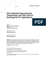 IEEE Standard Requirements, Terminology, and Test Code For Bushings For DC Applications