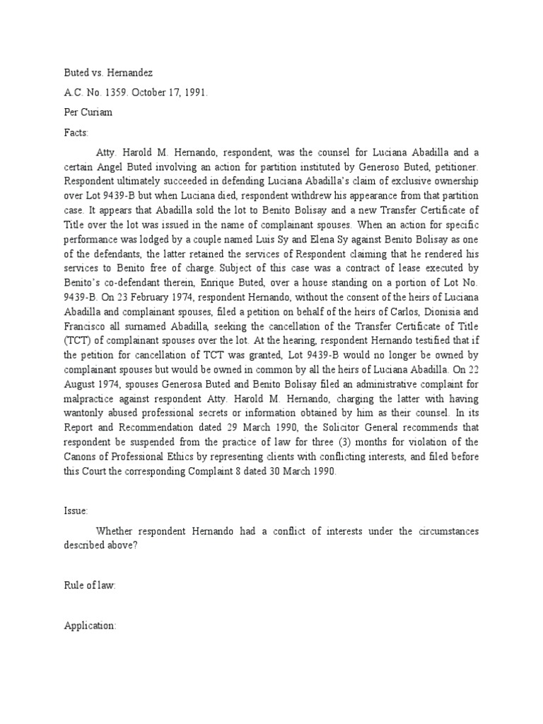 Conflict of Interest Attorney Suspended for Five Months After Filing