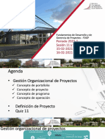 Periodo 2021-1 Sesión 11 y Sesión 12 15-02-2021 16-02-2021: Fundamentos de Desarrollo y de Gerencia de Proyectos - FDGP