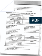 Particularites Des 3 Groupes de Verbes Au Present de l'Indicatif