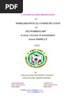 wireless optical communication