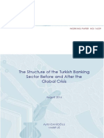 The Structure of The Turkish Banking Sector Before and After The Global Crisis