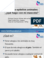 Alergia a los animales