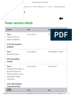 Fuser Service Check - Lexmark C4150