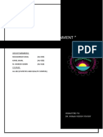 ISO 9000 Standards Group Assignment