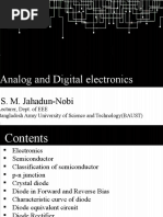 Analog and Digital Electronics: S. M. Jahadun-Nobi