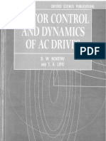 Vector Control and Dynamics of Ac Drives Compress