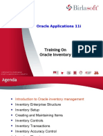 Training On Oracle Inventory