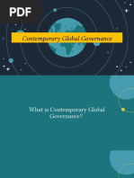 Contemporary Global Governance Final