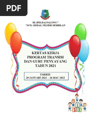 Kertas Kerja Minggu Transisi 2021 Pdf