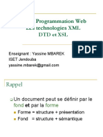 Cours Programmation Web II XML DTD Version 2017