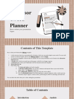 Professor Tweed Planner by Slidesgo