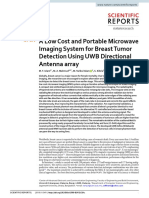 A Low Cost and Portable Microwave Imaging System For Breast Tumor Detection Using UWB Directional Antenna Array