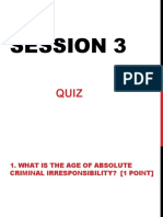 SESSION 5 Quiz