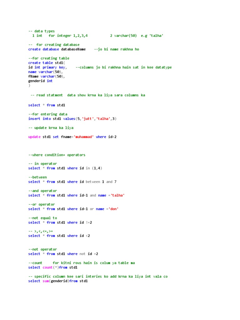Databasename: 'Jutt' 'Talha' | PDF