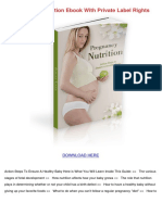 Pregnancy Nutrition Ebook With Private Label Rights1