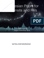 Bayesian Priors For Transits and RVS: David Kipping Sagan Workshop 2016