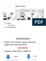 Unit 2 (Semantics and Pragmatics Interface)