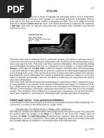 Folds: Morphology of A Folded Surface: Hinge, Limb, Inflections