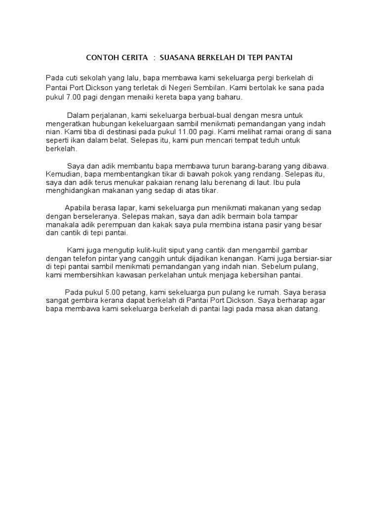 Contoh Cerita Pdf