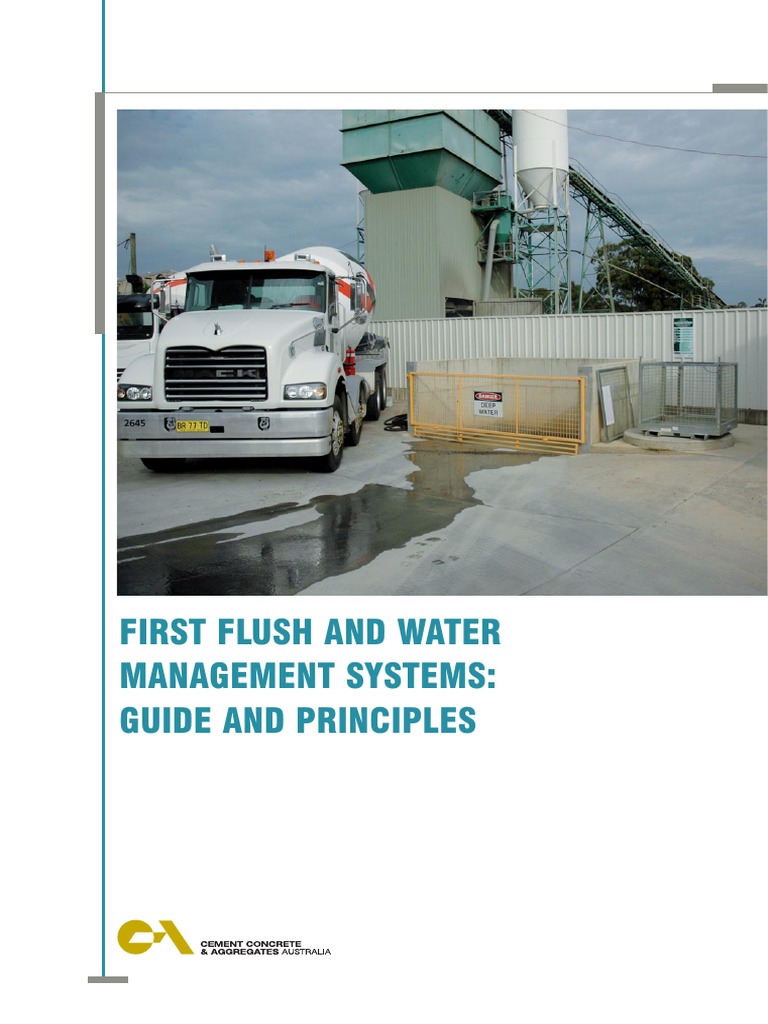 First Flush System Design Guide | PDF | Stormwater | Concrete