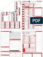 Cyberpunk RED Sheet 4 Sider