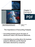 Overview of Accounting Analysis