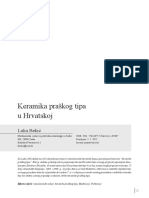 Bekic L Keramika Praskog Tipa U Hrvatsko