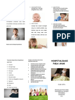 Leaflet Hospitalisasi Pada Anak