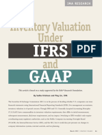 Inventory Valuation Under And: Ifrs Gaap