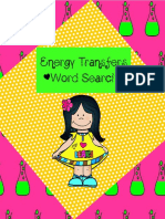 Energy Transfers Word Search