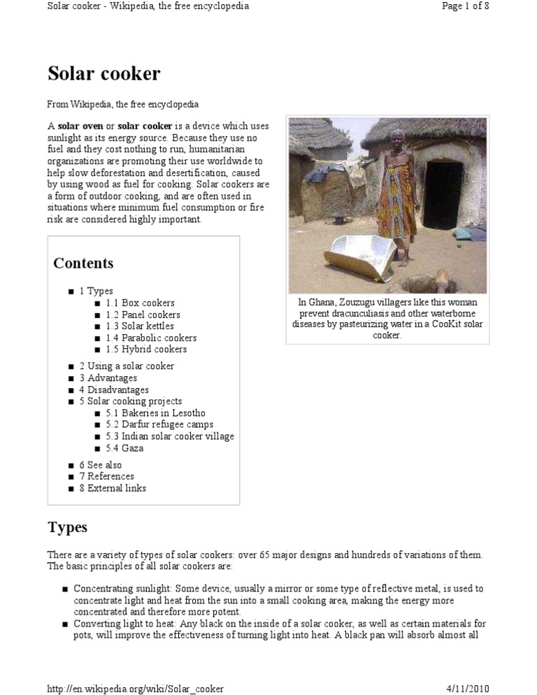 Solar Cooker | PDF