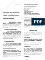 Apostila 01 - Coerência e Coesão - 2003, 2004, 3001, 3002, 3003 Tarde