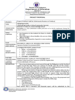 Department of Education: Project Proposal