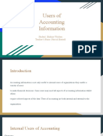 Users of Accounting Information