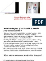 Johnson & Johnson Baby Powder Recall: The Scandal