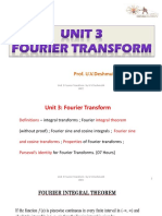 Fourier TransformNOTES