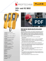 64 MAX, 62 MAX+ and 62 MAX IR Thermometers: Technical Data