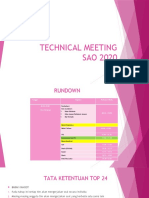 Technical Meeting Sao 2020