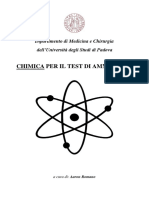 Chimica Per Il Test D'ammissione