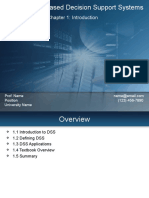 Spreadsheet-Based Decision Support Systems: Chapter 1: Introduction