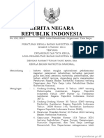 BERITA NEGARA REPUBLIK INDONESIA BNN. Loka Rehabilitasi. Organisasi. Tata Kerja.